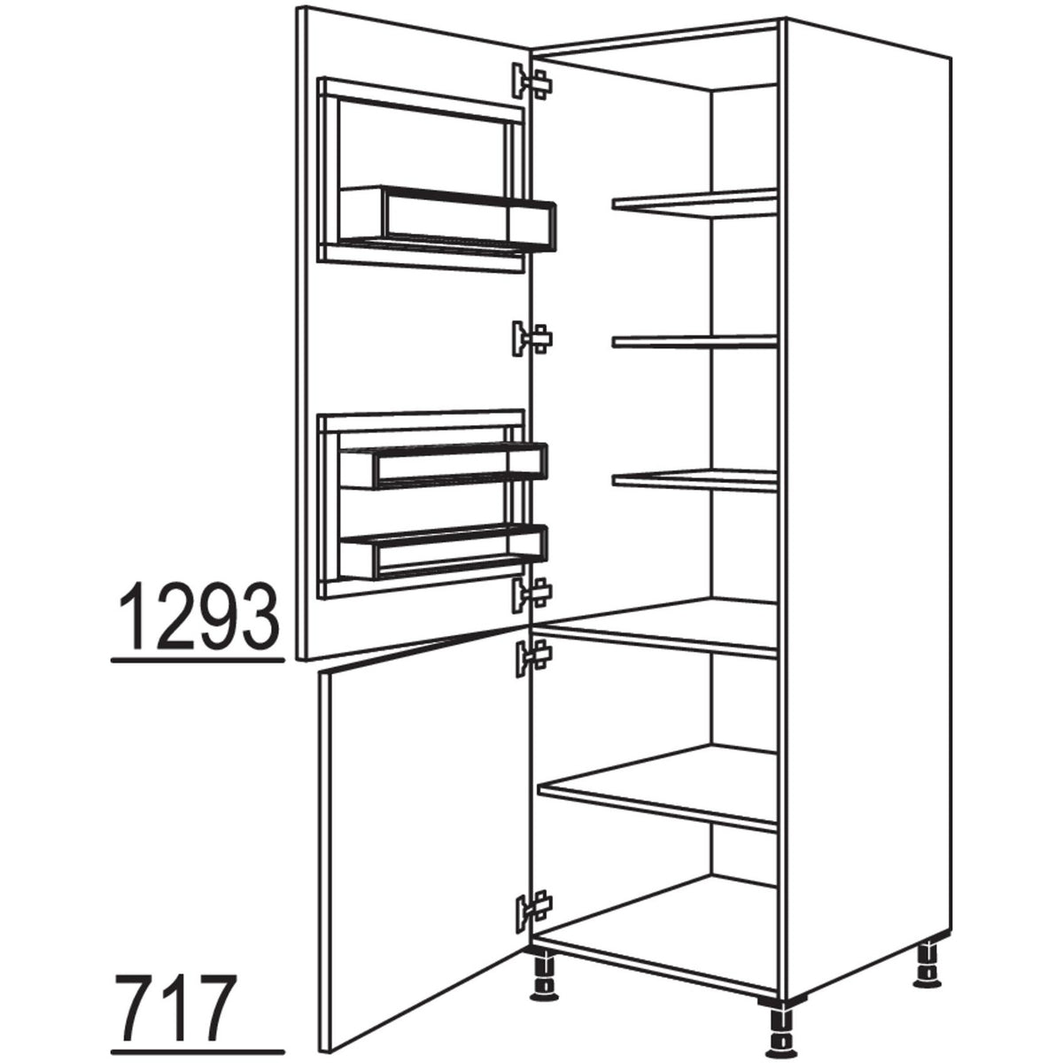 nobilia Breakfastschrank BKFST50-1 24150