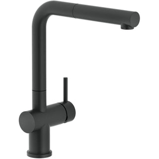 CARLO NOBILI: Grifo monomando de alta presión Live, Grifo mezclador, negro mate 17791 22 cm