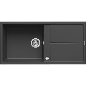 ELLECI- Einbauspuele Unico 480- aus GRANITEK--METALTEK- Anthrazit 87685 87685
