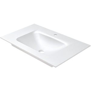 ELLECI- Moebelwaschtisch VIVO 80- Duratek-- ohne Ueberlauf Weiss matt 87776 87776