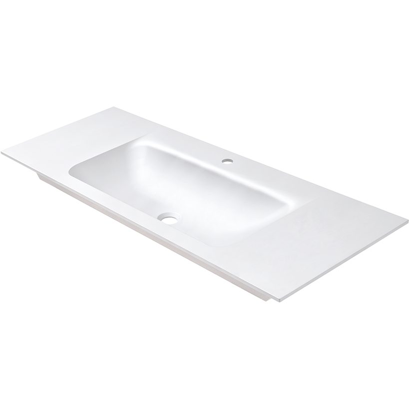 Nobilia ELLECI ELLECI- Moebelwaschtisch VIVO 120--amp-nbsp-Duratek-- ohne Ueberlauf  Weiss matt 87780 87780