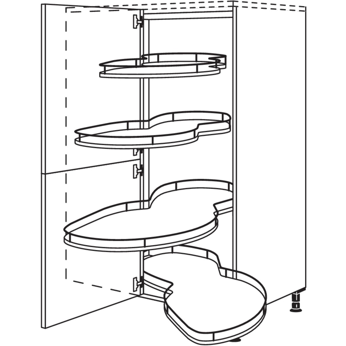 Nobilia Eck-Highboard HDESA100-45 25578