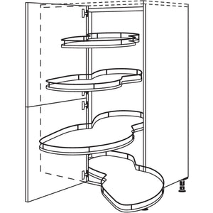 Nobilia Eck-Highboard HDESA100-45 25578