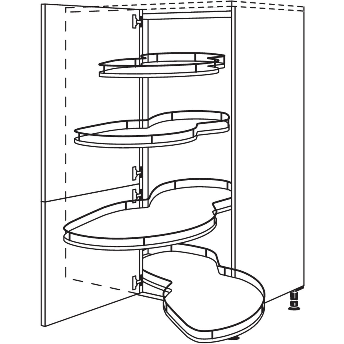 Nobilia Eck-Highboard HESA100-60 20584