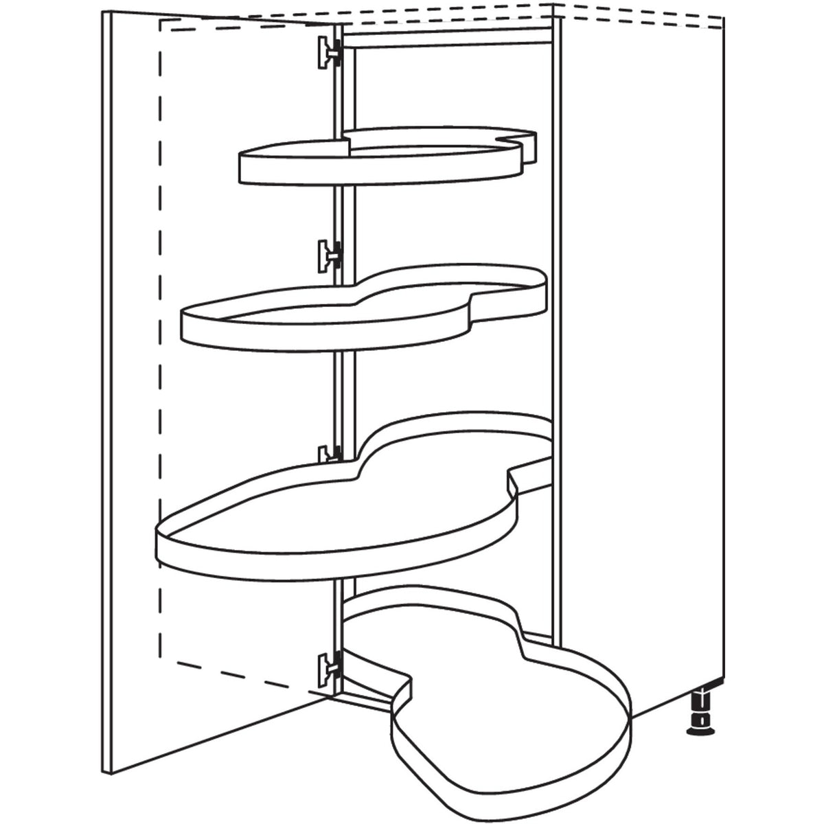 nobilia Eck-Highboard HESAF100-60 20515