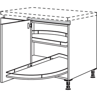nobilia corner cabinet NUEBD100-60 - Natura | 157