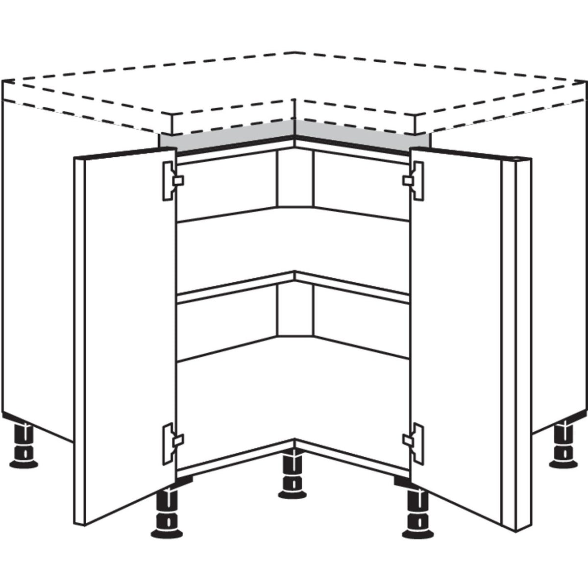 Nobilia Eckschrank NUET92 51293