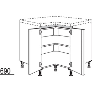 Nobilia Eckschrank NUET92 51293
