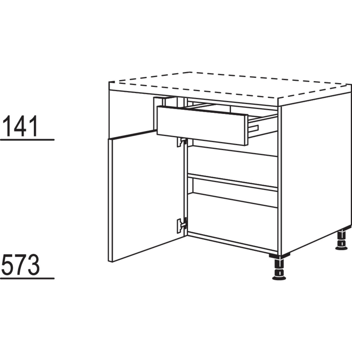 Nobilia Eckschrank UE90-40 20083