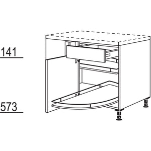 Nobilia Eckschrank UEBD90-40 26095