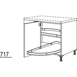 Nobilia Eckschrank UEDBD90-40 23095