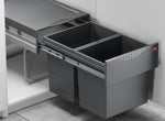 nobilia Einbau-Abfallsammler -Raumspar-Tandem 18-18- AS10487 10487