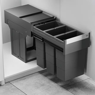 nobilia Built-in Waste Collector ”Tandem 8/8/8” AS10488 26.3 cm