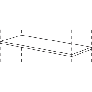 Nobilia Einlegeboden fuer Wandschraenke mit Parallelanschlag- Falt-Lifttueren und EB-WFLS60 29046