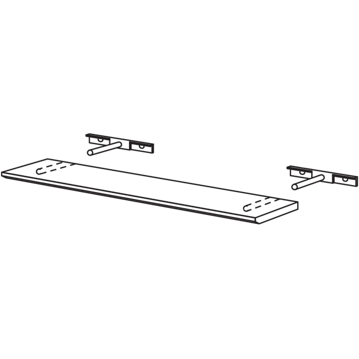 Nobilia Facetten-Steckbord- 16 mm stark WBF16120 16042