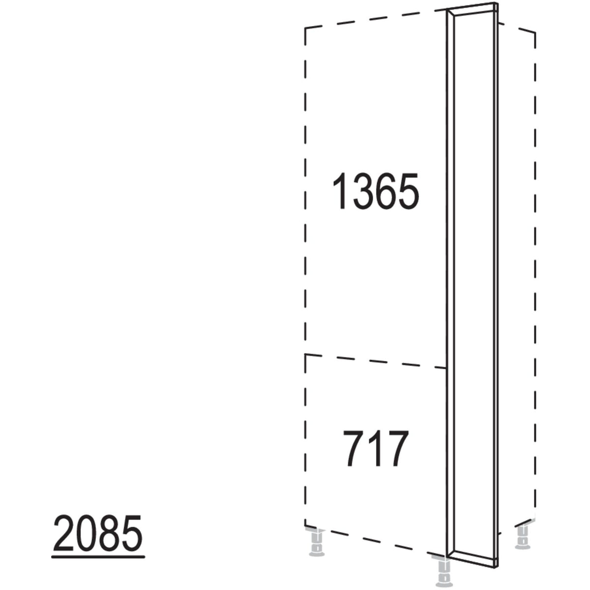 Nobilia Frontpassstueck HPD20-2 37488