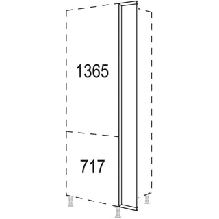 nobilia Frontpassstück HPD20-2 20 cm - Look | 099