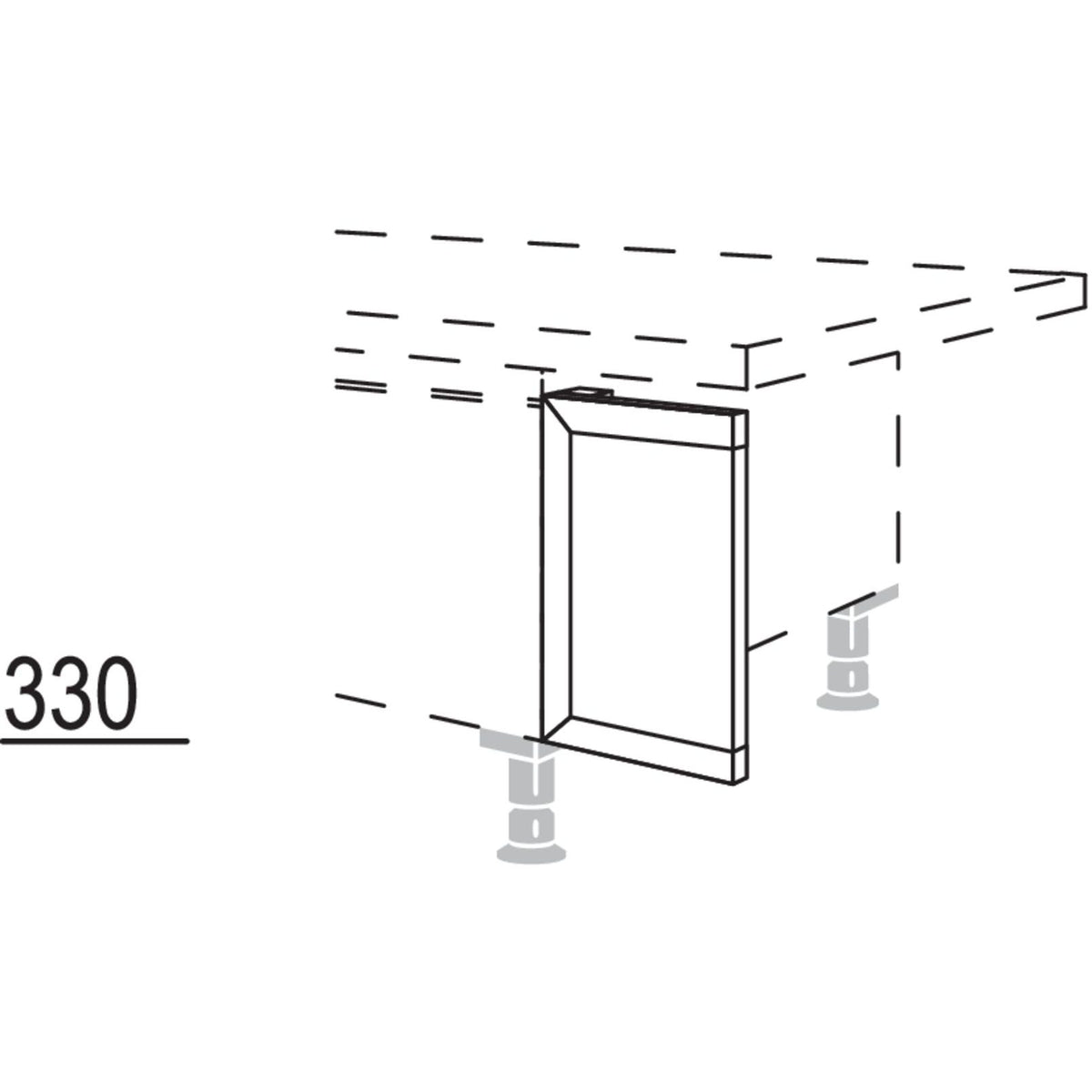 Nobilia Frontpassstueck NUPD20-36 53236