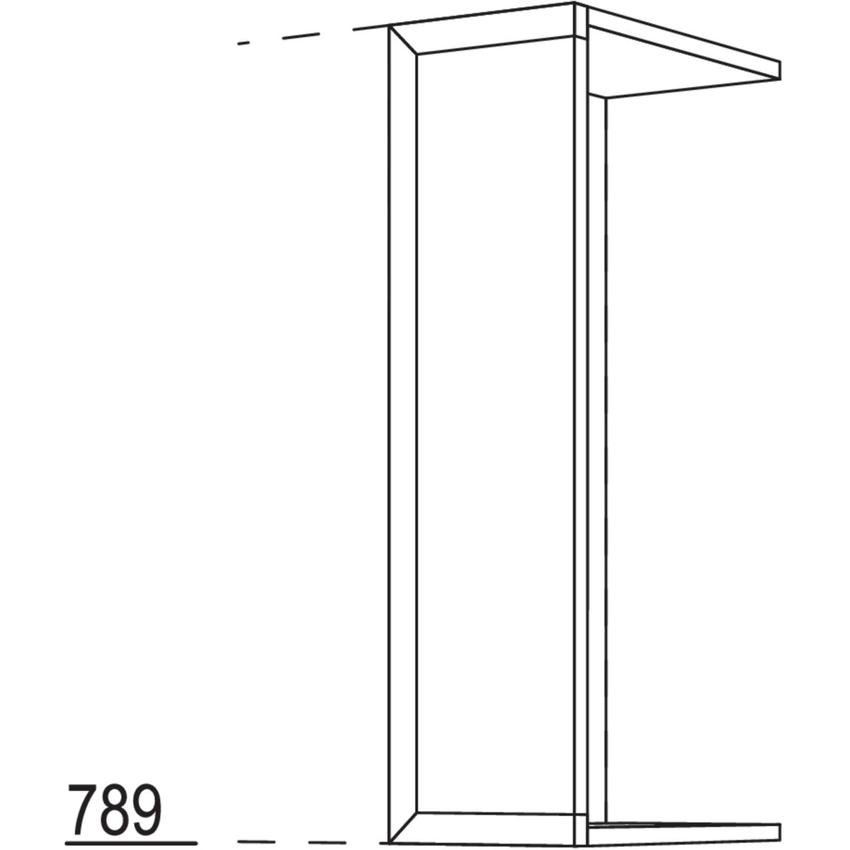Nobilia Frontpassstueck WPD20-2 41312