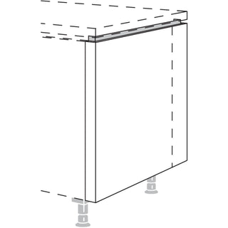 nobilia front panel for room planning NUWFR50-106 - Easytouch | 945