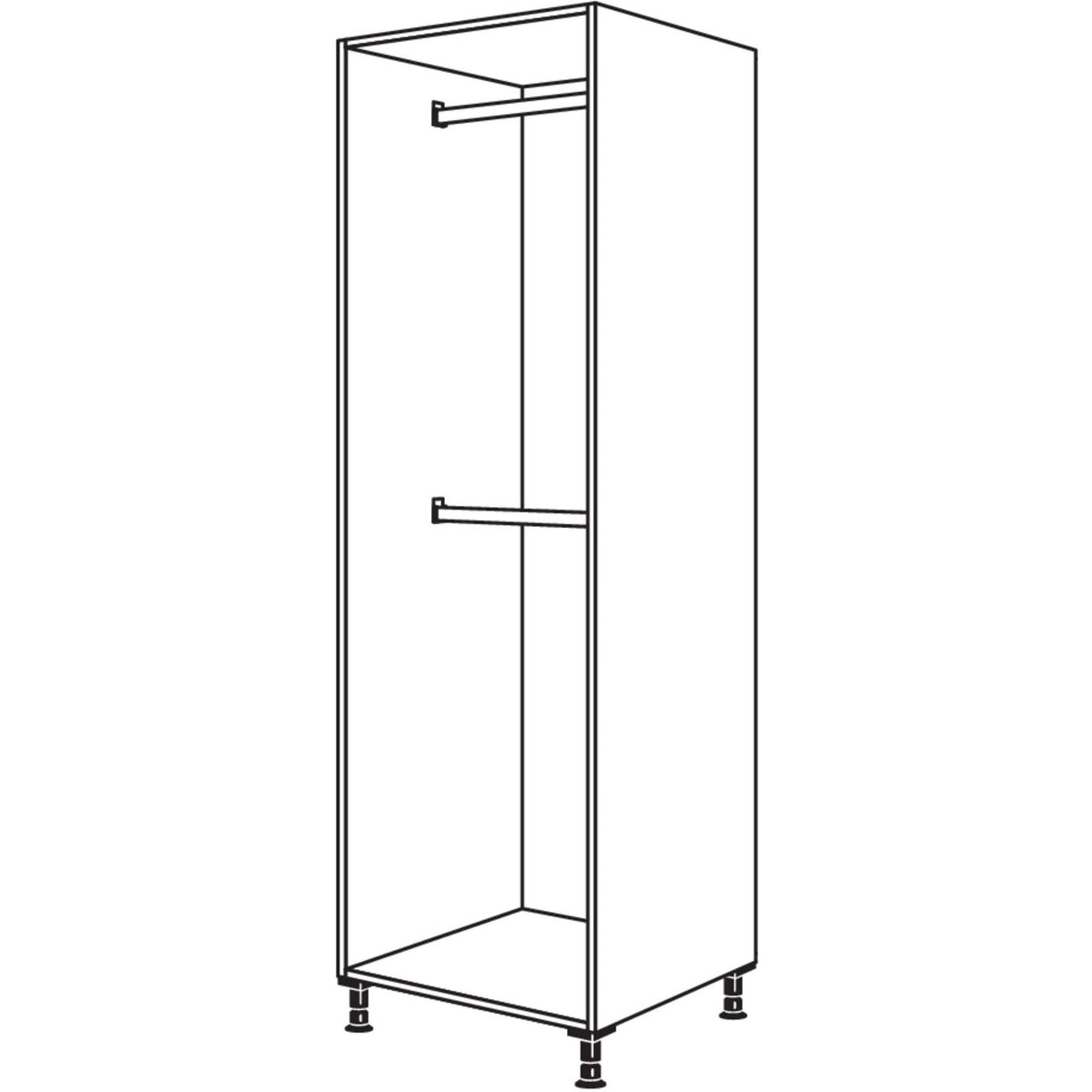 Nobilia Garderobenschrank HWG2O60-3 43004