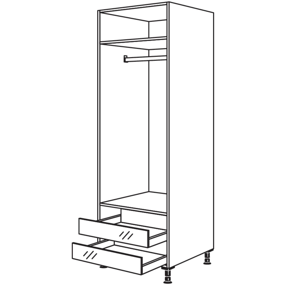 Nobilia Garderobenschrank HWGAO40-1 24005