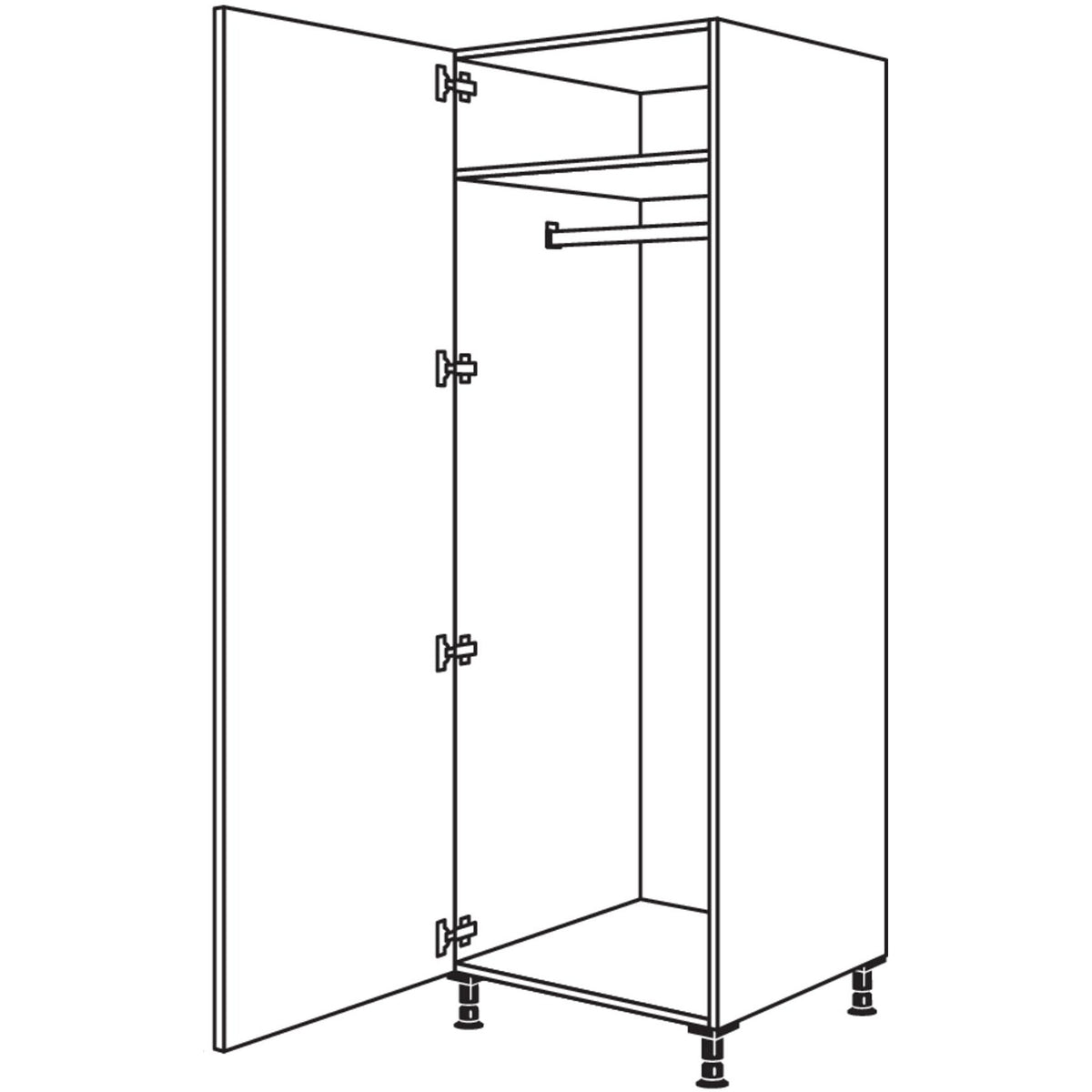 nobilia Garderobenschrank HWGF40-1 24027
