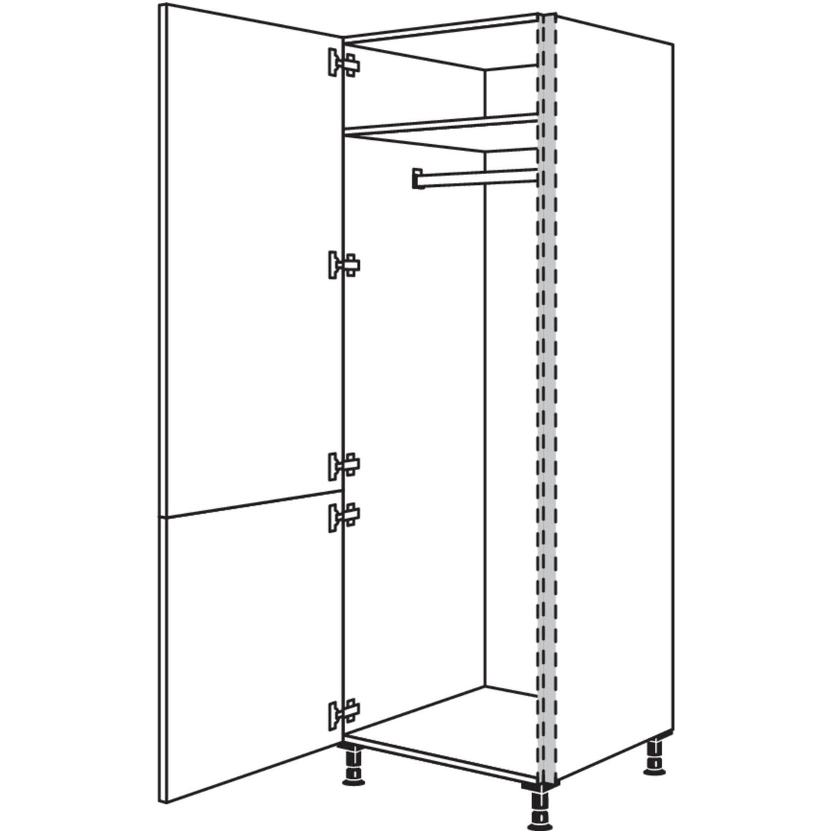 Nobilia Garderobenschrank NHSWG40-1 21140