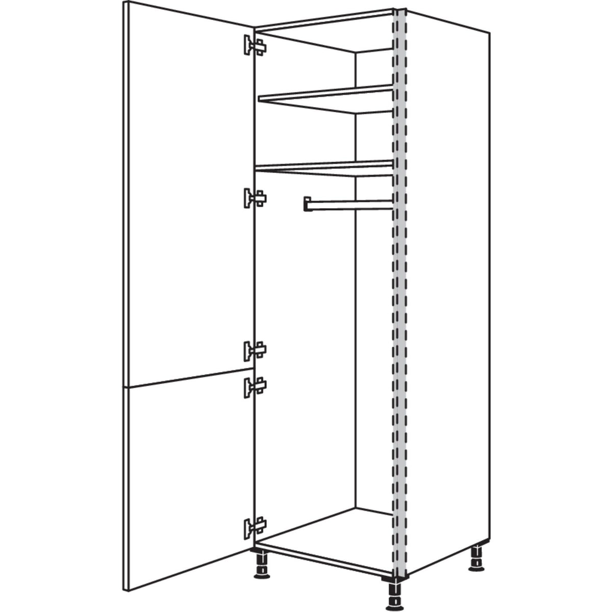 Nobilia Garderobenschrank NHSWG40-2 36140