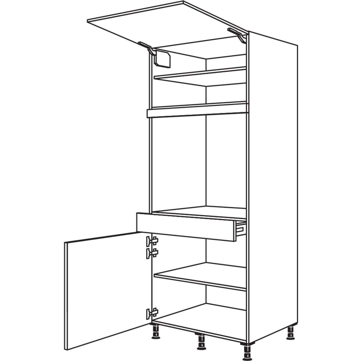 Nobilia Geraete-Umbau Backofen GDAOS76-3 43603