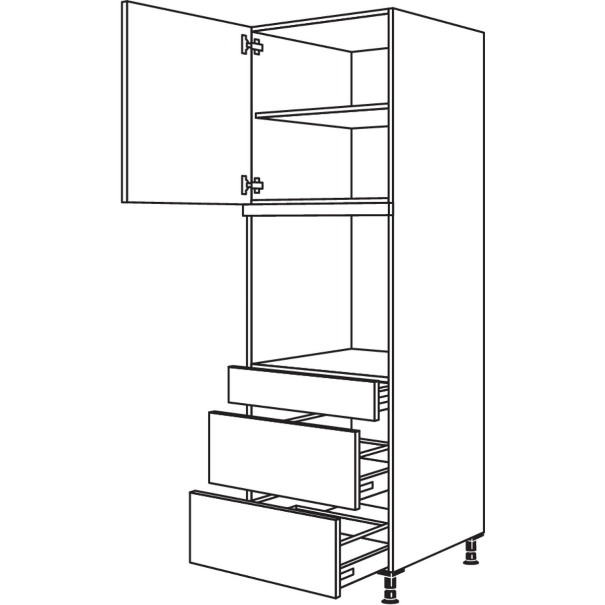 Nobilia Geraete-Umbau Backofen GOS2A-2 35461