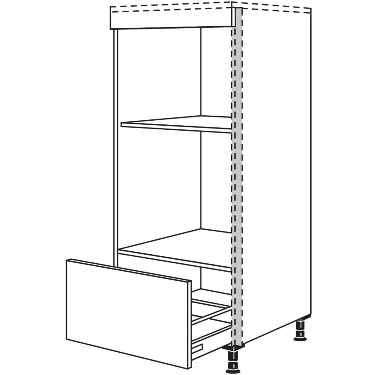 Nobilia Geraete-Umbau Backofen und Dampfgarer - Kompaktgeraet NGSDKOA 56448