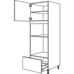 Nobilia Geraete-Umbau Backofen und Mikrowelle GMOA-1 25500