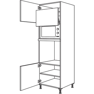 nobilia appliance conversion oven and microwave with lift door GLO-3 60 cm - Look | 099