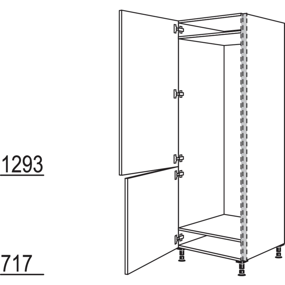 Nobilia Geraete-Umbau Kuehl- und Gefrierautomat NGS194-1 22965