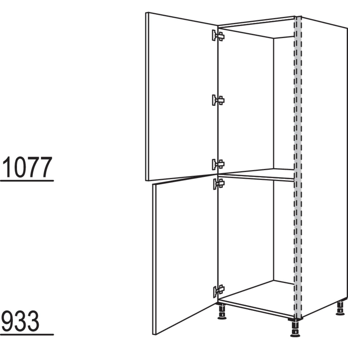 Nobilia Geraete-Umbau Kuehl- und Gefrierautomat NGS88-88-1 22944