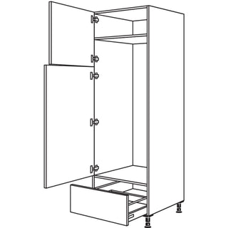 nobilia Conversion d'appareil Réfrigérateur-congélateur automatique G145A-1 60 cm - Look | 099