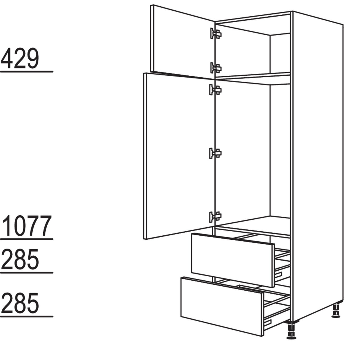 Nobilia Geraete-Umbau Kuehlautomat G1032A-2 35643