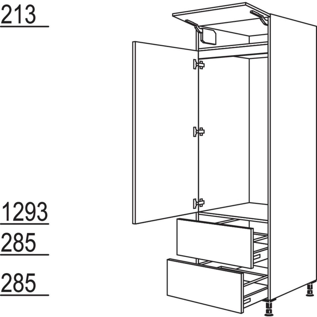 Nobilia Geraete-Umbau Kuehlautomat G1232A-2 34652