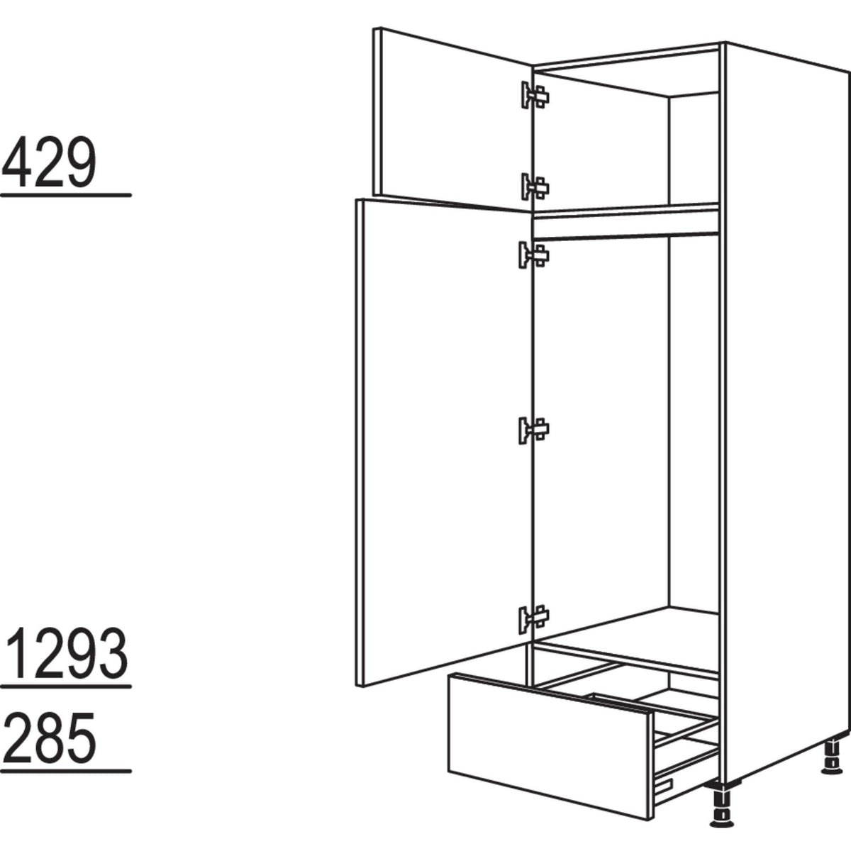 Nobilia Geraete-Umbau Kuehlautomat G123A-1 21654