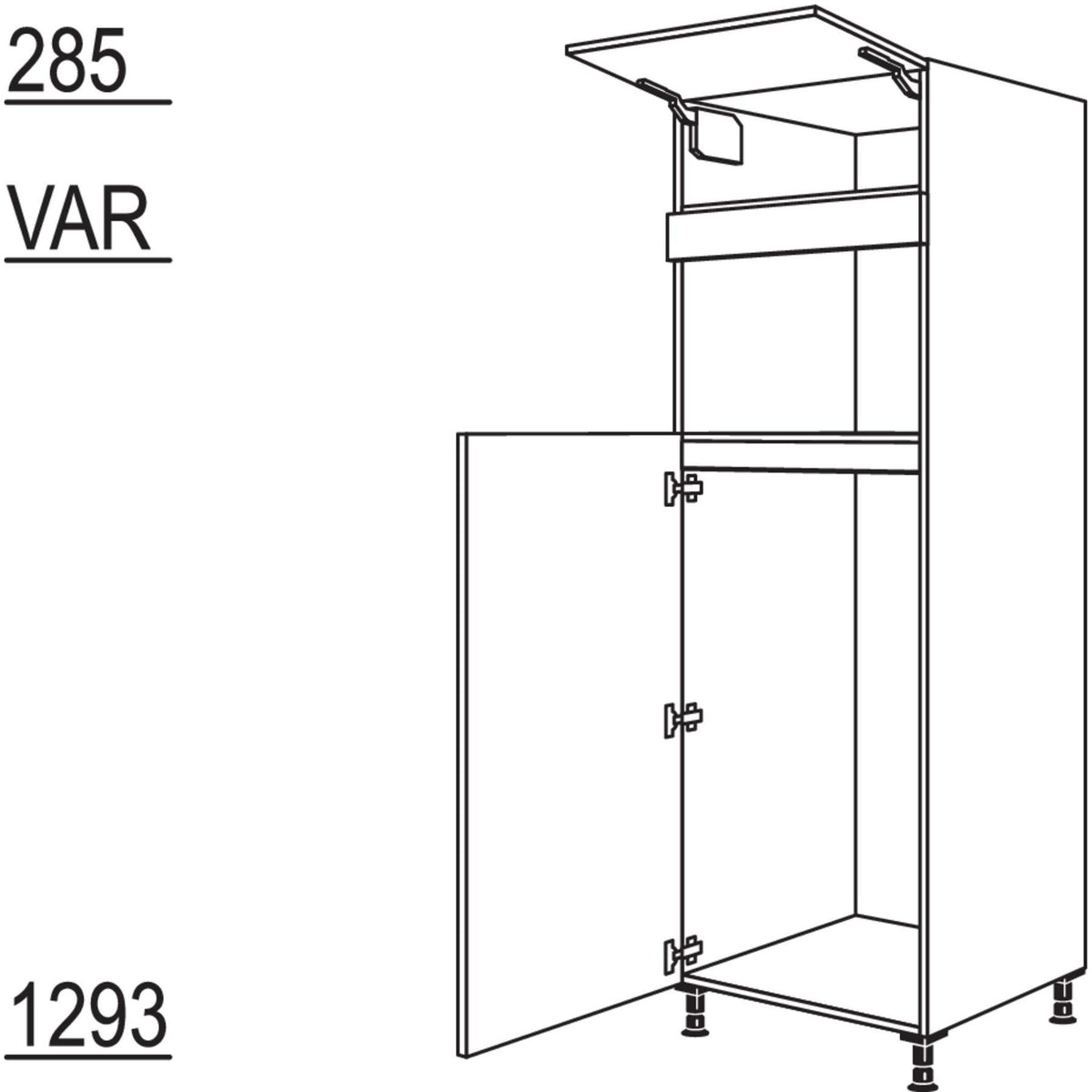 Nobilia Geraete-Umbau Kuehlautomat G123M-2 34661