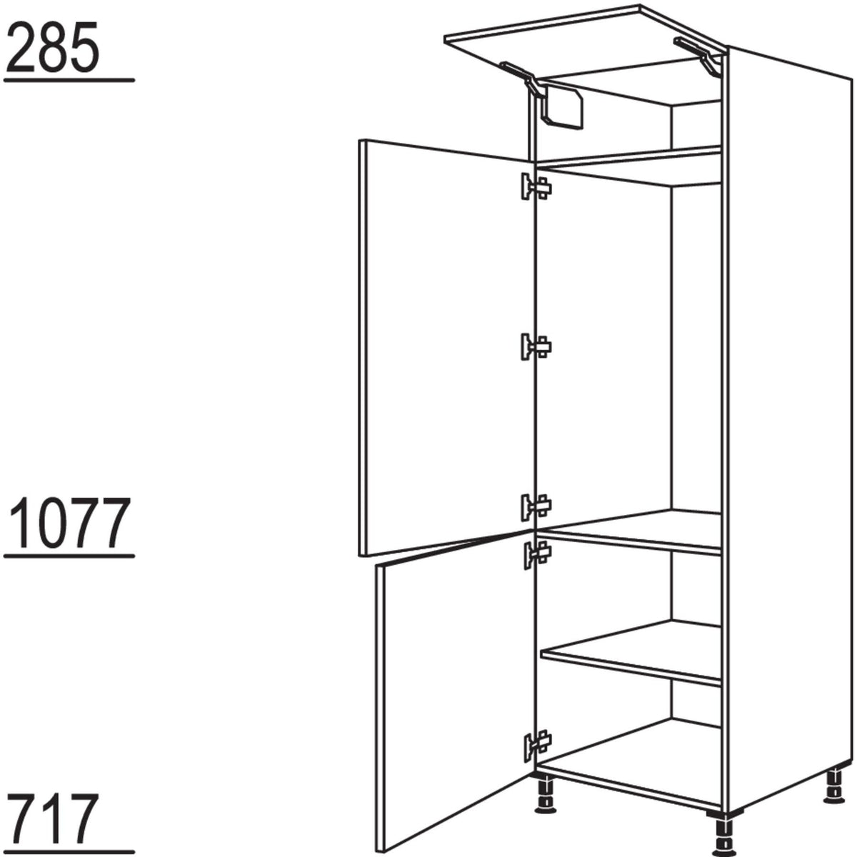 Nobilia Geraete-Umbau Kuehlautomat GD103-2 35641