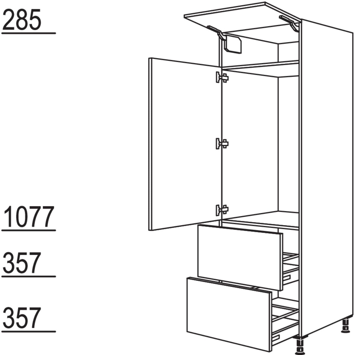Nobilia Geraete-Umbau Kuehlautomat GD1032A-2 35644