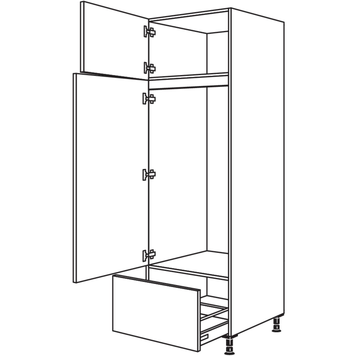 Nobilia Geraete-Umbau Kuehlautomat GD123A-2 37656