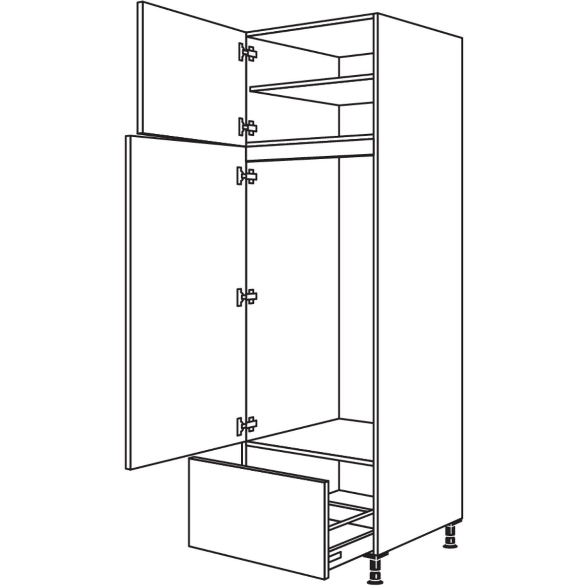 Nobilia Geraete-Umbau Kuehlautomat GD123A-3 44656