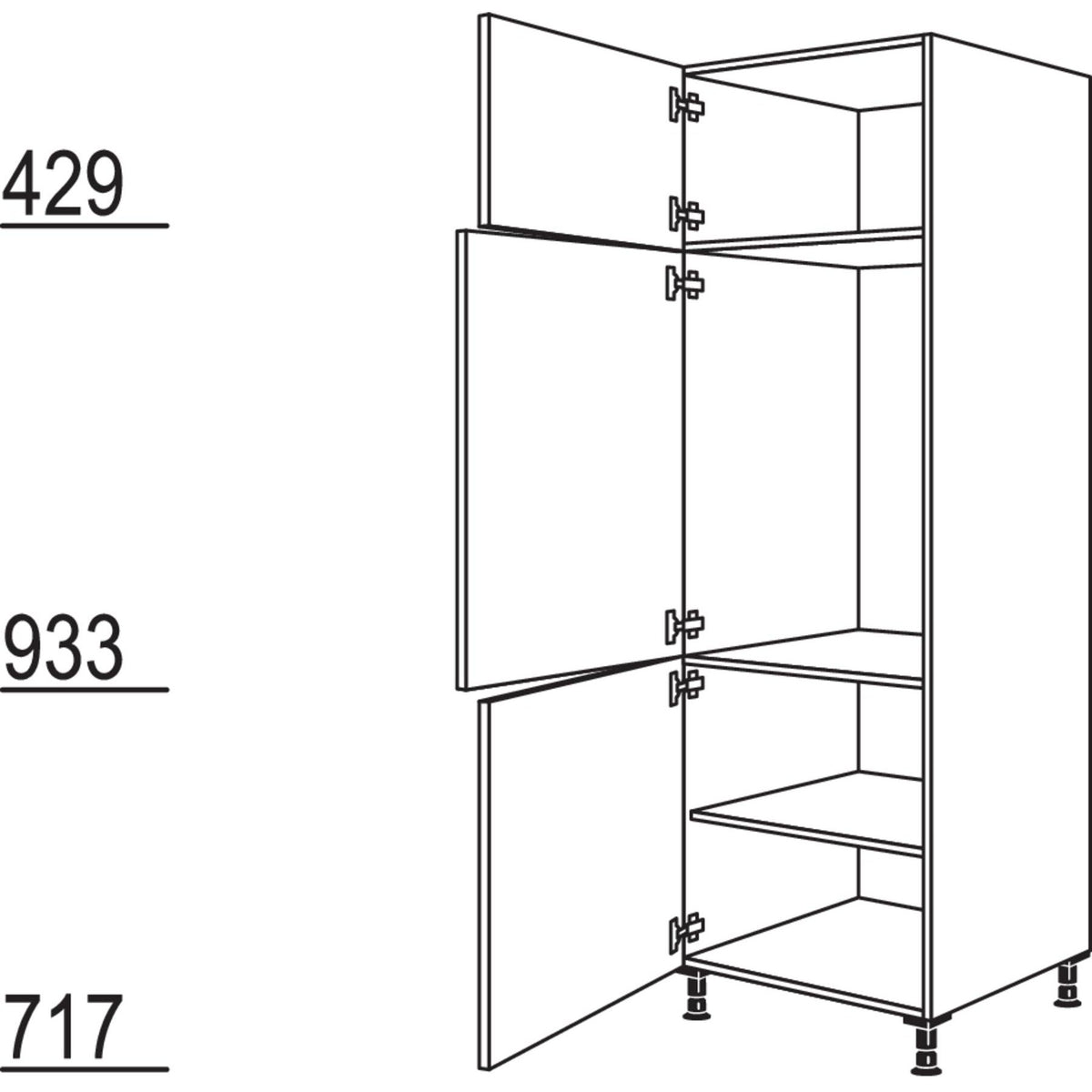 Nobilia Geraete-Umbau Kuehlautomat GD88-2 37622
