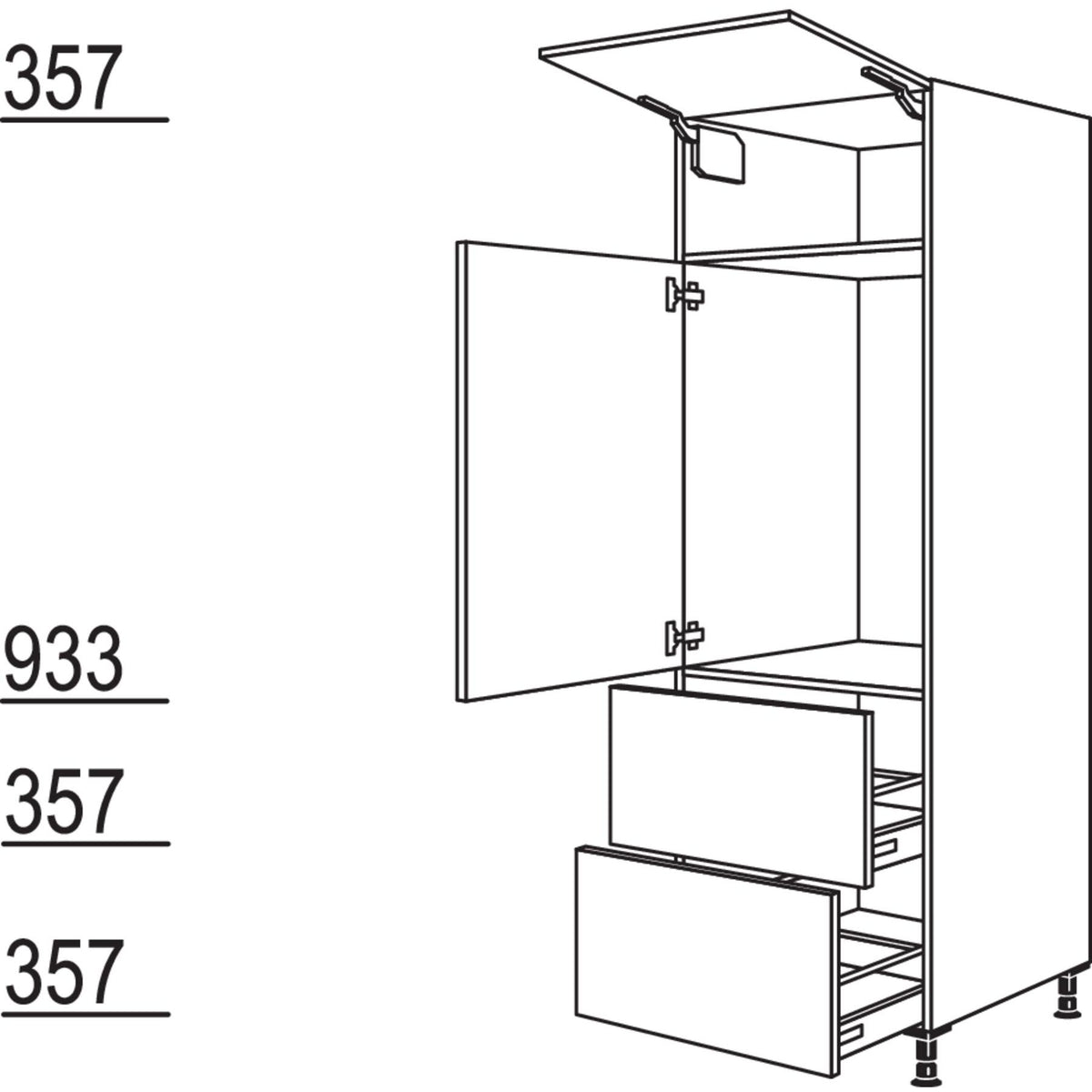 Nobilia Geraete-Umbau Kuehlautomat GD882A-1 24627