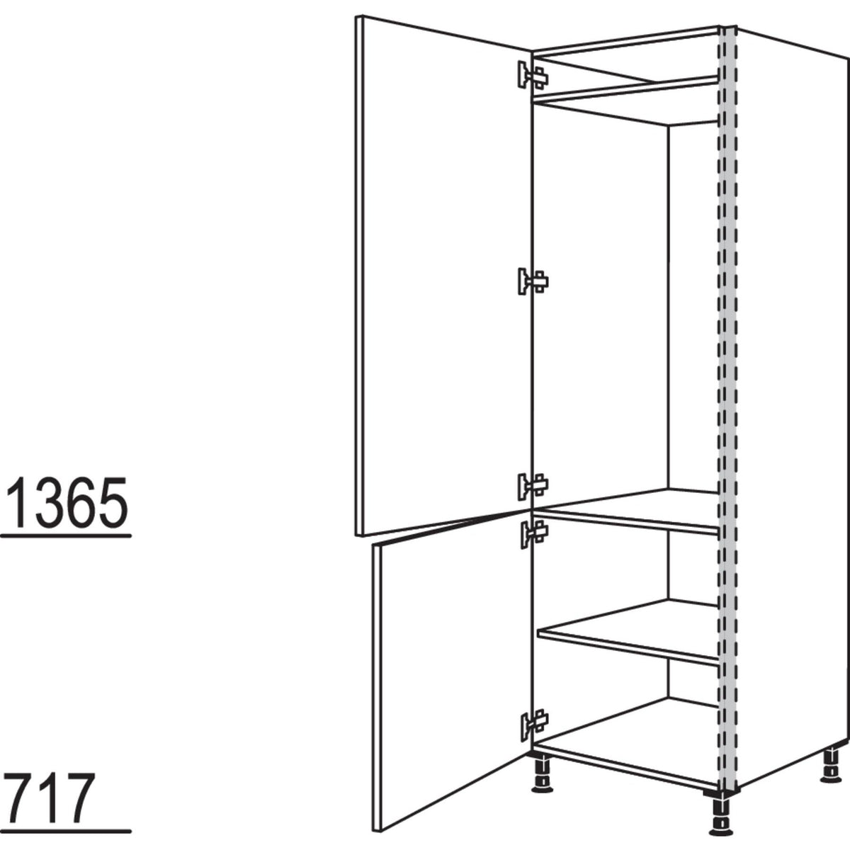 Nobilia Geraete-Umbau Kuehlautomat NGS123-2 31951