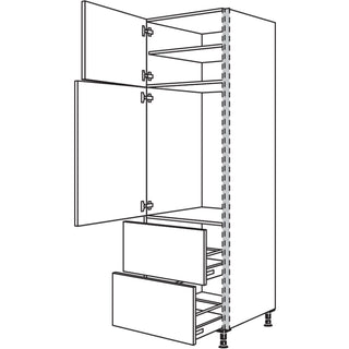 nobilia Armario de integración para frigorífico NGS882A-3 60 cm - Focus | 312