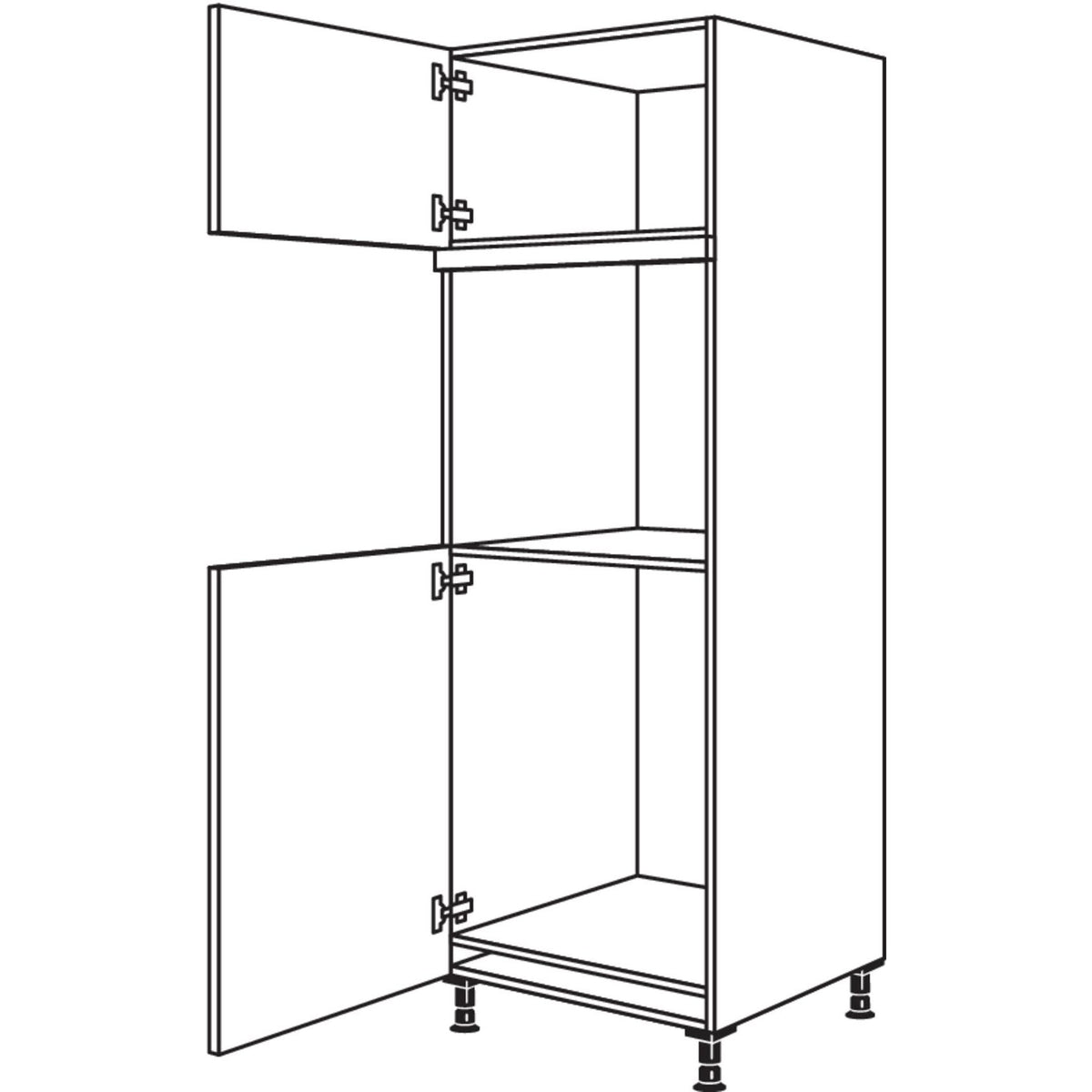 Nobilia Geraete-Umbau Kuehlautomat und Backofen G88O-1 24628